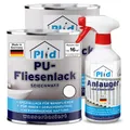 Plid Fliesenlack 1,5l Weiß glänzend + 0,5l Anlauger, für ca. 23m² / Küche/Bad