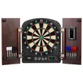 VEVOR Elektronische Dartscheibe E Dartboard 34,3 cm, Dartschrank Set mit elektronischer Punktezählung & 12 Dartpfeile, für 1 bis 8 Spieler