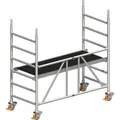 Layher Gerüst Zifa, Arbeitshöhe 2,86m, mit Ø 150mm Rollen