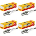 4x NGK Zündkerze passend für Mazda 626 V Station Wagon GW 2.0 1.9 GF 1.8