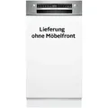BOSCH teilintegrierbarer Geschirrspüler "SPI4HMS49E", E (A-G), silber (weiß), B:44,8cm H:81,5cm T:57,3cm, Geschirrspüler