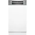 Bosch SPI4HMS49E, Serie 4, Teilintegrierter Geschirrspüler, 45 cm, Gebürsteter Stahl