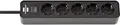 Brennenstuhl Ecolor Steckdosenleiste 5-fach schwarz 1,5m H05VV-F 3G1,5 (1153250000)