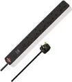 Brennenstuhl Steckdosenl. Ecolor 5-fach schwarz/schwarz Schalter 1.5m 1,5 m (1153250000)