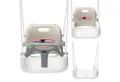 COIL Babyschaukel Schaukel 3in1, Gartenschaukel,Rückenlehne und Anschnallgurt,bis 60kg