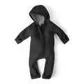 Ehrenkind® WALKOVERALL | Baby Wollwalk-Overalls aus Natur Schurwolle mit Reißverschluss | Walk Woll-Anzug für Kleinkind und | Anthrazit Gr. 86/92