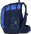 satch Pack Schulrucksack Einzeln Crossed Blue