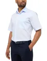 ETERNA Langarm Hemd COMFORT FIT Pinpoint unifarben mit Classic Kent Kragen- Gr. 41 EU, Hellblau