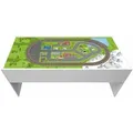 STIKKIPIX Möbelfolie DSWT04, Eisenbahn Möbelaufkleber DUNDRA-Tisch von IKEA (Möbel nicht inklusive)