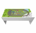 STIKKIPIX Möbelfolie DSWT04 Aufkleber passend für den DUNDRA-Tisch von IKEA (Möbel nicht inklusive) (1, Eisenbahn)