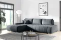 MEBLITO Ecksofa Eckcouch Bonari L Form Sofa mit Schlaffunktion Bettkästen Couch Sofagarnitur Links Aston 18