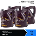 Mannol Longlife 504/507 5W-30 Mercedes VW BMW LL Porsche 4x5 Liter = 20 Liter