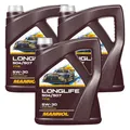 3x5 Liter MANNOL Longlife 504/507 5W-30 Motoröl API SN ACEA C3 7715 synthetic