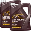 2x5 L Mannol Longlife 5W-30 Motoröl 5W30 VW 504 00 / 507 00 BMW LL-04 MB 229.51