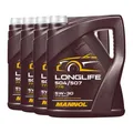 MANNOL 7715 SAE 5W-30 Longlife Motoröl VW 504.00/507.00, MB 229.51, 4x5 Liter