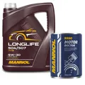 5 Liter MANNOL Motoröl + MOTOR DOKTOR 5W-30 VW 504 507 TL 52 195 BMW LL-04