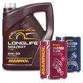 5 Liter MANNOL Motoröl + Motor Doktor + FLUSH 5W-30 VW 504 507 TL 52 BMW LL-04