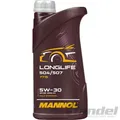 1L MANNOL LONGLIFE MOTORÖL 5W-30 passend für VW 504.00 507.00 BMW LL-04 229.51