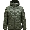 Peak Performance Herren Helium Down Hoodie Jacke (Größe L, gruen)