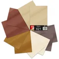 10er Set DIN A4 Bögen Braun 30x21cm ORACAL 621 Glanz Folie Auto Plotter