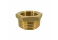 KLASEBO® Gewindefitting Messing Reduzierstück, Gewindefitting, 1" AG x 1/2" IG