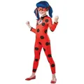 Rubie ́s Kostüm Ladybug-Kostüm für Kinder Overall mit Maske rot-schwarz braun|rot 116/128 (7-8 Jahre)