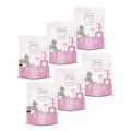 MjAMjAM - Premium Nassfutter für Katzen - Quetschie - saftiges Huhn und Wildlachs, 6er Pack (6 x 300 g), getreidefrei mit extra viel Fleisch