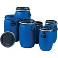 Graf - Kunststoff-weithalsfass 60 Liter Blau Lebensmittelecht Mit Un-kennzeichnung