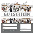 200 Stück Geschenkgutscheine (Straßencafe-689) Gutscheine Gutscheinkarten für Gastronomie Bereiche wie Restaurant Gaststätte Lieferdienst Konditorei