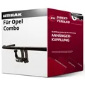 Für Opel Combo Typ K9 (Auto Hak) Anhängerkupplung horizontal abnehmbar neu