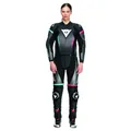 Dainese Fulminea Damen 2-Teiler Lederkombi schwarz, 38
