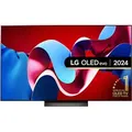 LG OLED evo C4 OLED77C44LA, 195,6 cm (77"), 3840 x 2160 Pixel, OLED evo, Smart-TV, WLAN, Schwarz - Schwarz