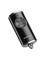 Hörmann Handsender HSE 4 BS (Frequenz 868 MHz, Hochglanz Anthrazit, Garagentorantrieb mit Chrom-Kappen, Batterien, Maße 28x70x14 mm, inkl. Schlüsselring) 4511573