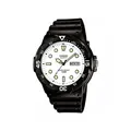 Herrenuhr CASIO MRW-200H-7EVDF Silikon Schwarz Weisse Sub 100mt