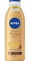 NIVEA Firming + Bronze Body Lotion Q10 – allmähliche Bräune für faire bis mittlere Haut, 250 ml