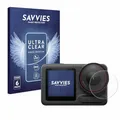 Savvies 6 Stück Schutzfolie für DJI Osmo Action 5 Pro (Linse) Displayschutz-Folie Ultra-Transparent
