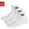 adidas Originals Sportsocken MIDCUT CREW SOCKEN, 3 PAAR (3-Paar) weiß S (37/39)
