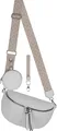 Bauchtasche Umhängetasche Crossbody-Bag Kunstleder Italy-Design WHITE (53096)