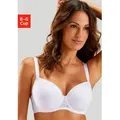 LASCANA Schalen-BH Chiara mit graphischem Netz-Muster, Dessous weiß 100