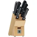 WMF Messerblock Classic Line, aus Buchenholz, braun, 8 x 28 cm, mit 5 Messern