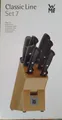 WMF Messerblock Holz Küchenmesser Set 7-teilig Classic Line OVP