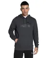 Puma Herren Teamgoal Big Logo Kapuzenpullover, Dark Gray Heather, S