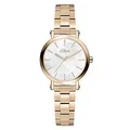 s.Oliver DamenArmbanduhr Analog Quarz Edelstahl SO-3812-MQ