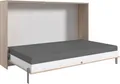 Wimex Schrankbett Juist Schrankklappbett Gästebett horizontal klappbar, 3 Liegeflächen, mit Lattenrost, Made in Germany