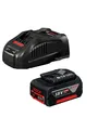 Bosch Professional 18V System Akku GBA 18V 5.0Ah + Schnellladegerät GAL 1880 CV