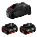 Bosch Starter-Set 2 x GBA 18V 5.0Ah + GAL 1880 CV Professional + 1 x Akku gratis