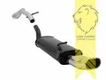 Sportauspuff Endschalldämpfer für Seat Leon 1M 75 x 135mm DTM