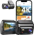 Dashcam 4K 1080P 32GB WiFi 6 140° Sichtfeld für Windschutzscheibe Auto