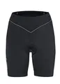 VAUDE Women's Active Pants, Funktionelle Radhose, atmungsaktiv, elastisch, schnelltrocknend, Funktionelles Sitzpolster, Passform: Slim fit, Black Uni, 44