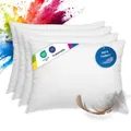 4er Set Kissenfüllung Federkissen 40x60 Sofakissen Baumwolle Federn OekoTex weiß
